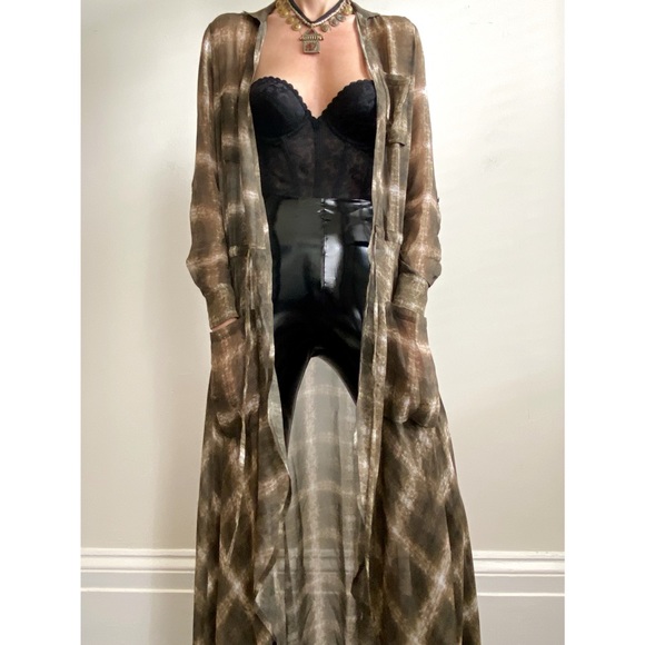 Haute Hippie Silk Duster Medium - Picture 5 of 12